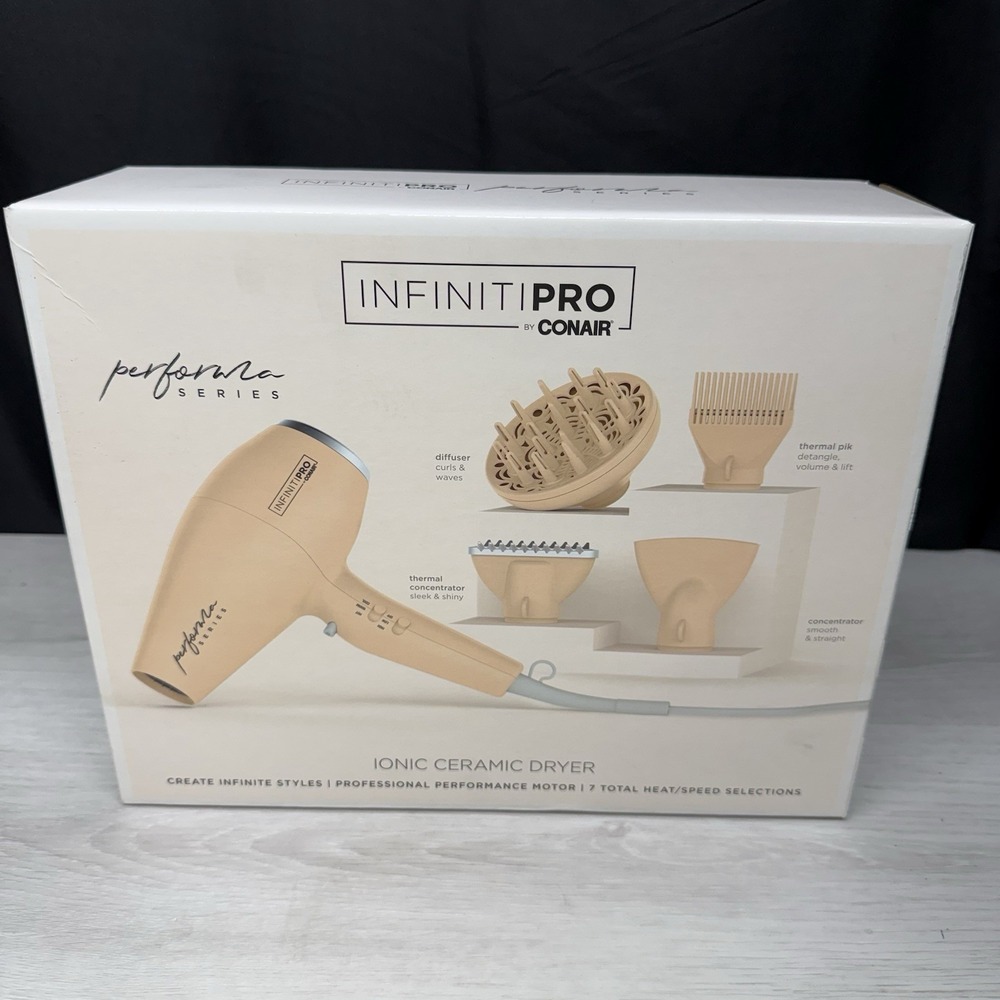 Conair InfinitiPRO Performa Series Ionic Ceramic Hair Dryer 1875W Model 888 NIB